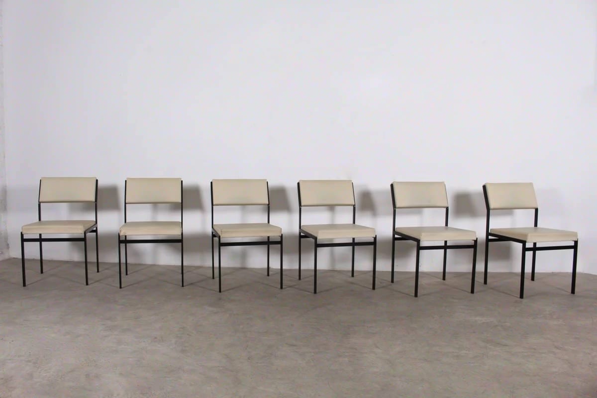 Suite of 6 chairs - Cees Braakman for UMS PASTOE