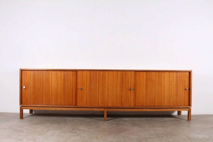 Rare set of furniture in Zingana Alfred Hendrickx for Belform
