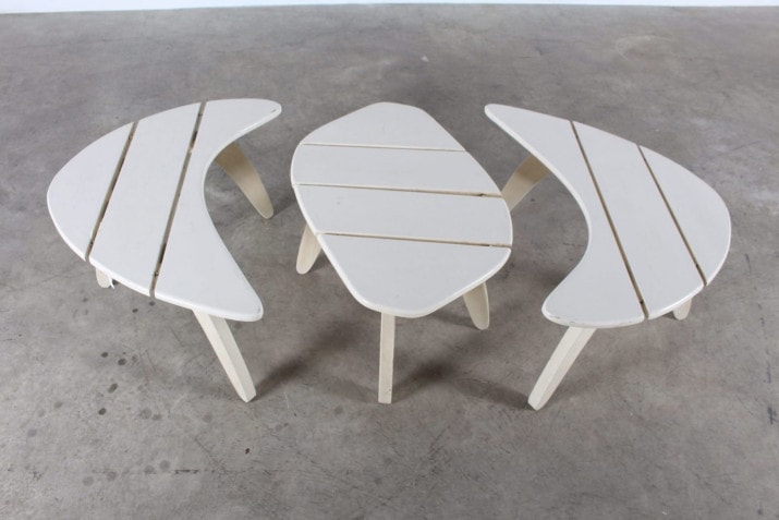 Triconfort modular coffee tables