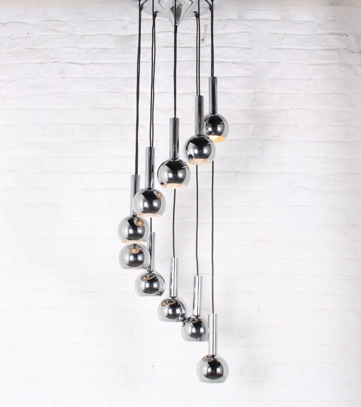 Cluster chandelier 10 lights