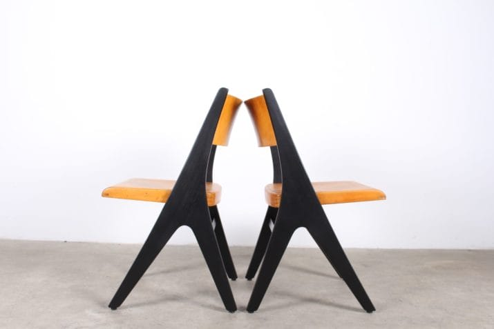 Rare suite of "Penguin" CASALA chairs by Carl Sasse