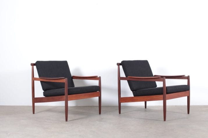 IMG fauteuils vintage scandinave danemark teck tissus.1jpg