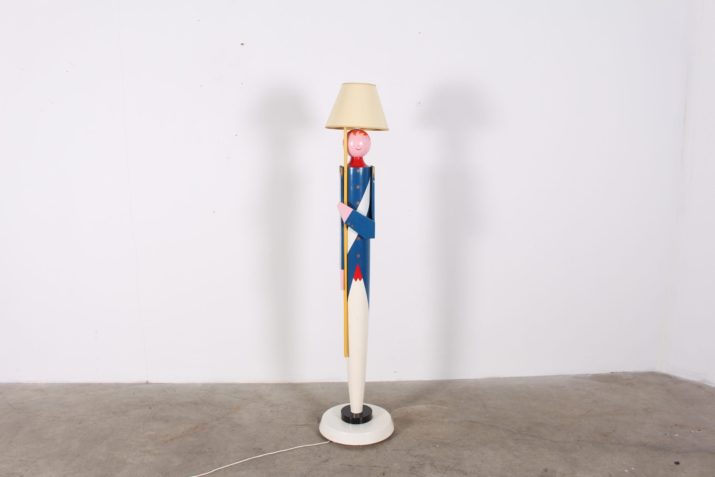Zeldzame soldatenlamp - Suzanne Bonnichon voor Jacques Adnet