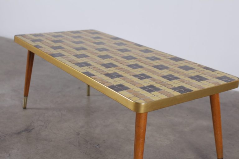 IMG table basse vintage mosaique dorée or.2jpg