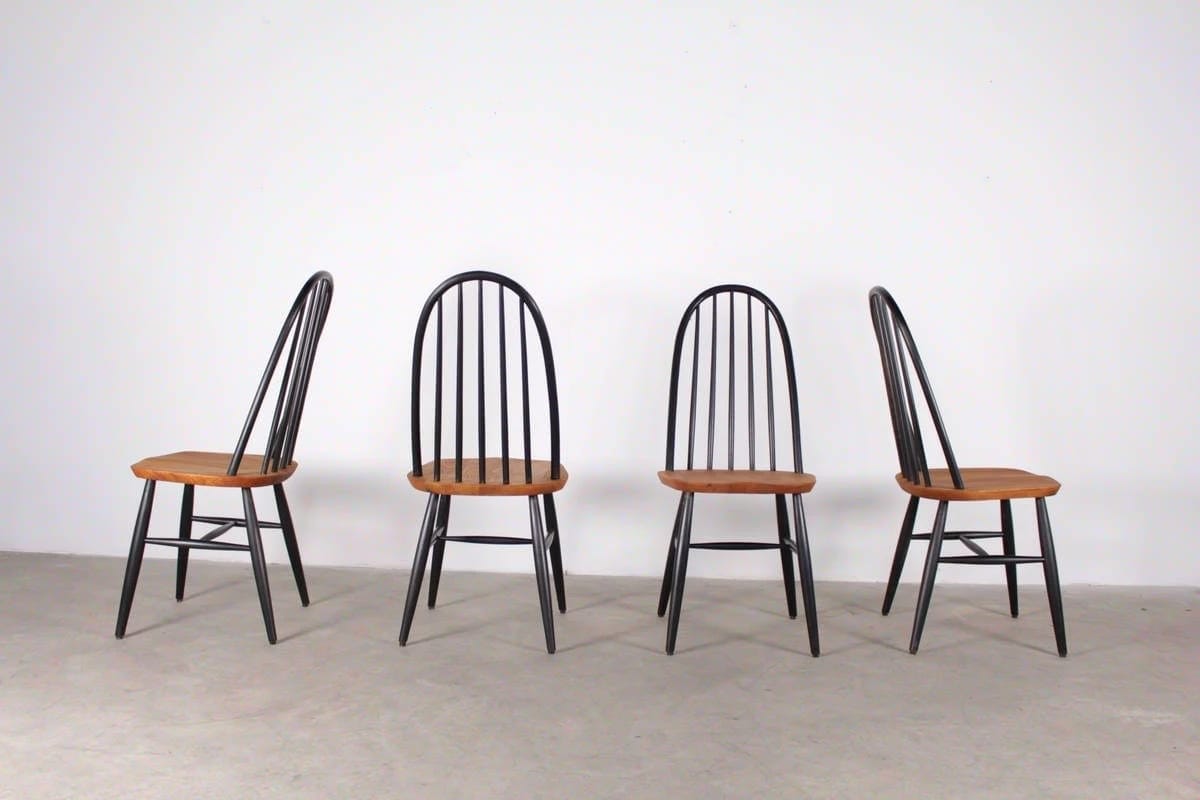 Suite of 4 chairs - Lucien Ercolani for Ercol