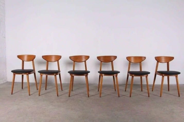 Suite of 6 chairs - Pierre Guariche