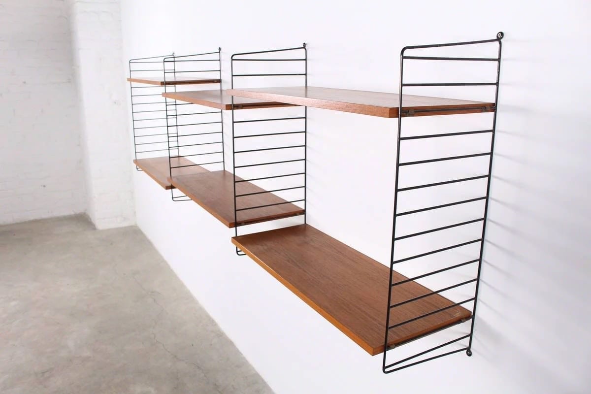 STRING" modular wall shelves - Nils "Nisse" Strinning (1917-2006)