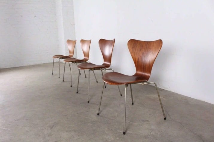 4 "Ant/Ant" stoelen - Arne Jacobsen voor Fritz Hansen