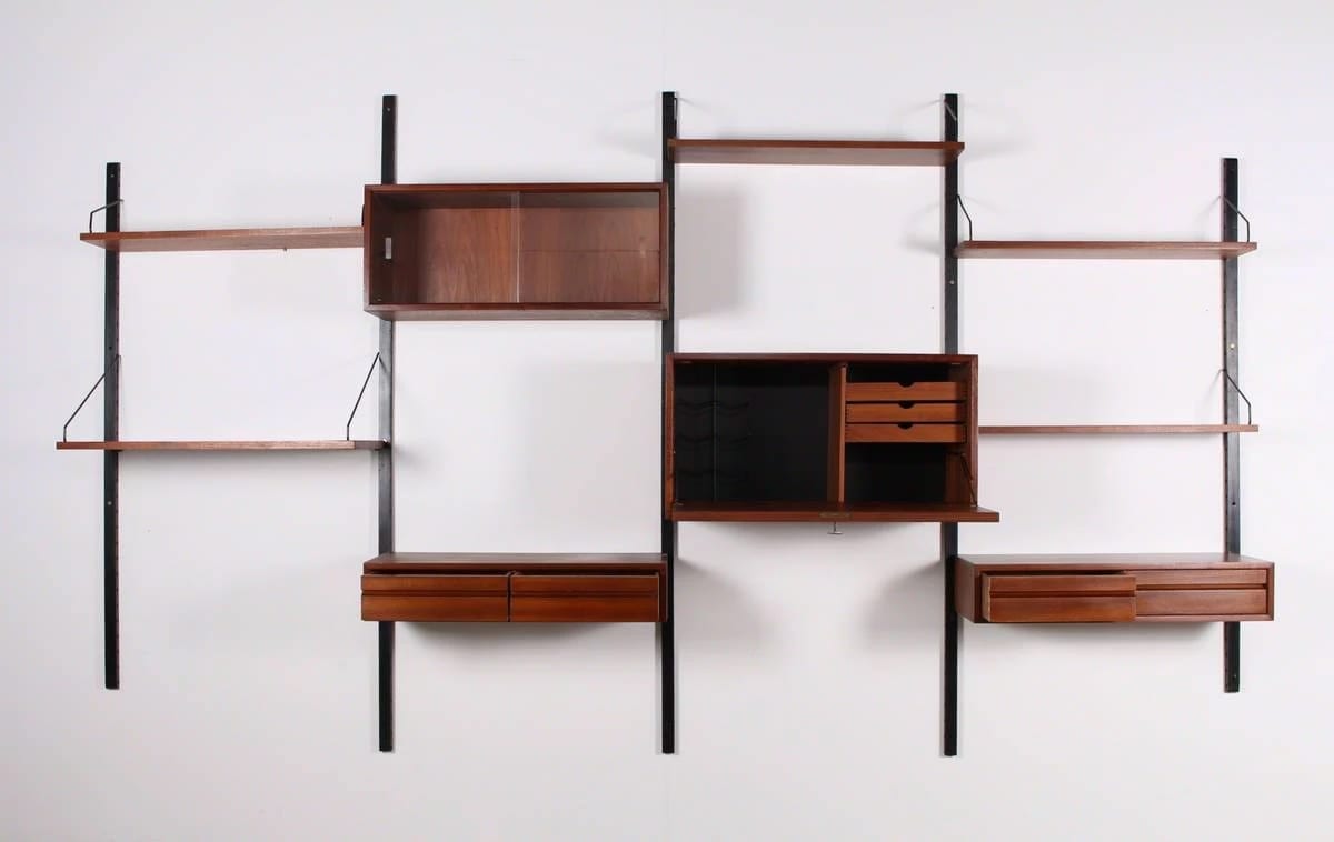 Royal System" modular shelf - Poul Cadovius