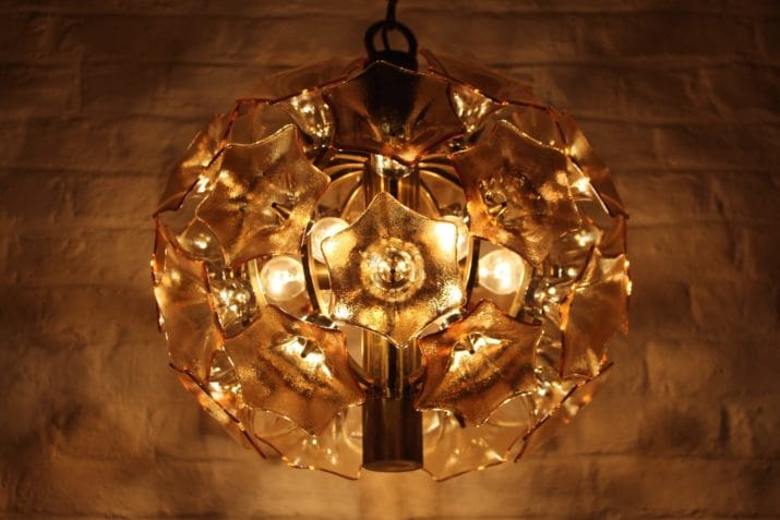Sputnik chandelier "Flowerball