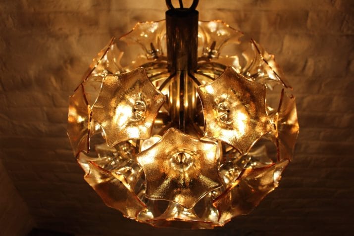 Sputnik chandelier "Flowerball