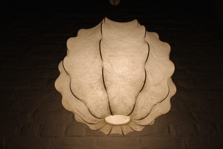Cocoon hanging lamp 1970