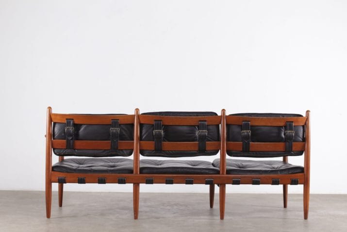 banquette sofa scandinave style norell cuir noir 4