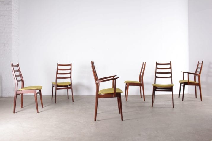 chaises fauteuils vintage palissandre casala 1