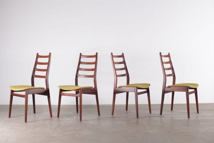chaises fauteuils vintage palissandre casala 4