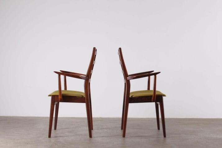 chaises fauteuils vintage palissandre casala 8