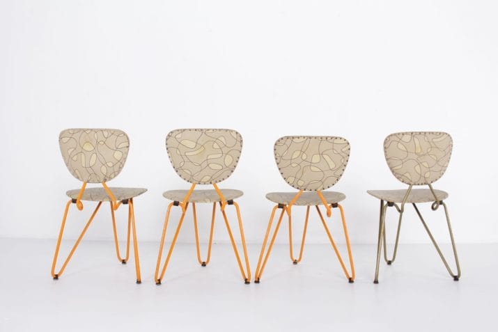 chaises forme libre atomique vintage 10