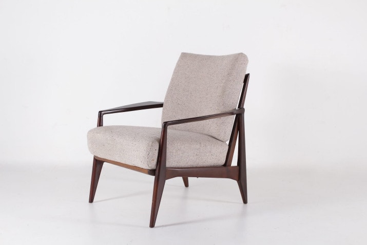 Scandinavian style armchair Knoll Antimott