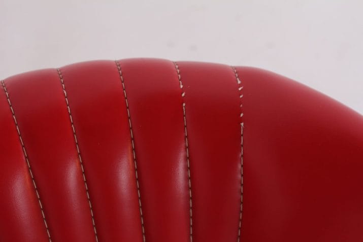 Pair of red cocktail chairs