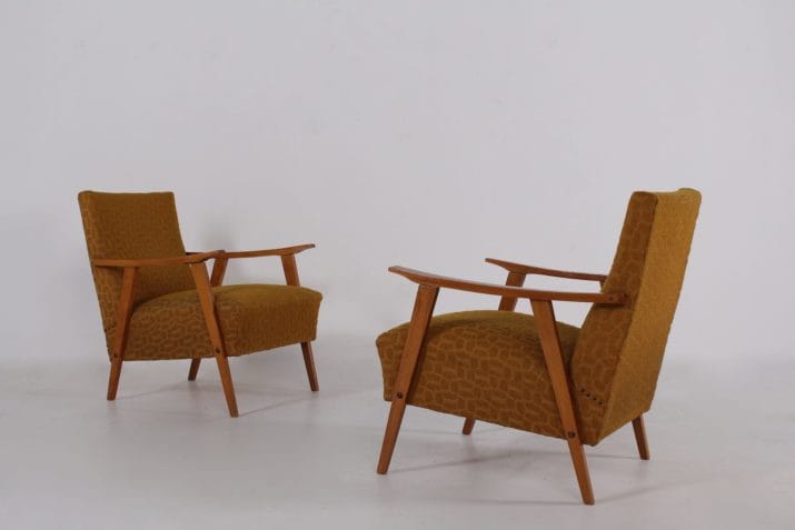 Paar fauteuils uit de jaren 1950