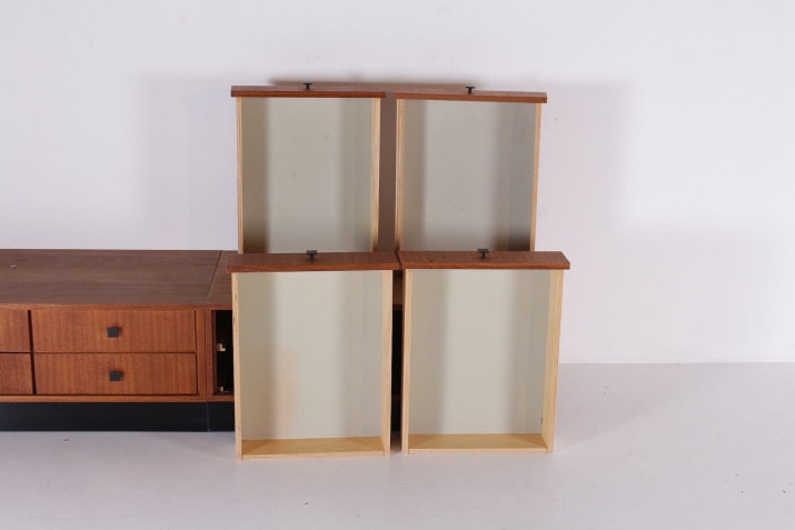 Pair of low sideboards with drawers - Lowboards
