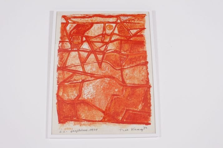 Theo Kerg, lithograph "Graphisme", artist proof.