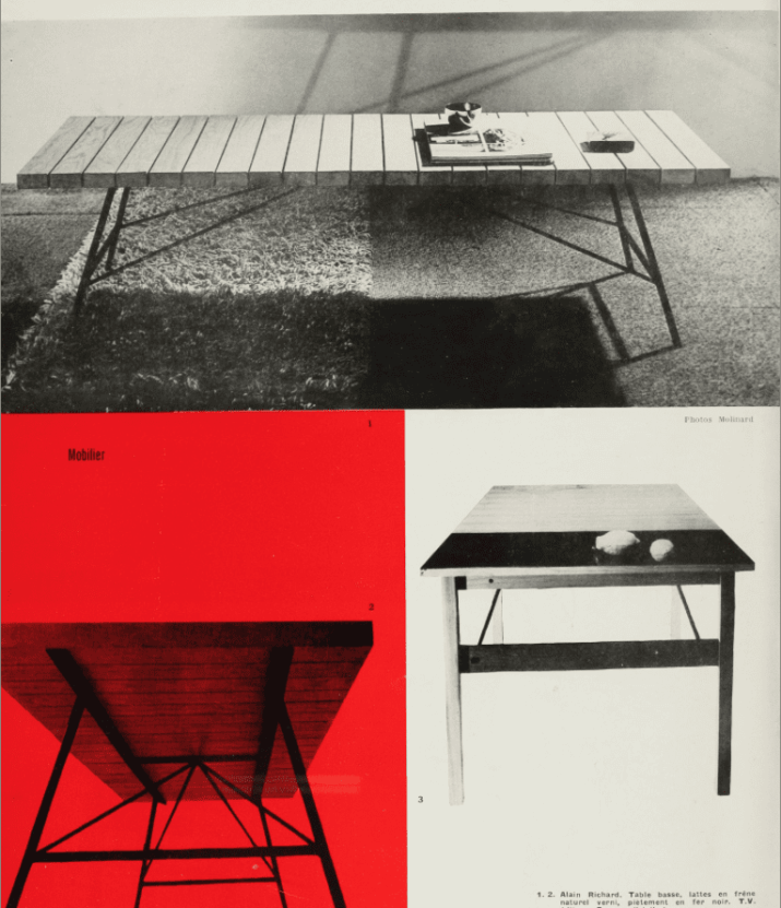 Alain Richard modernist bench
