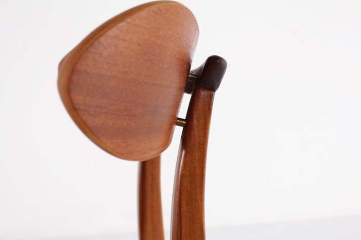 Louis van Teeffelen 6 leather chairs