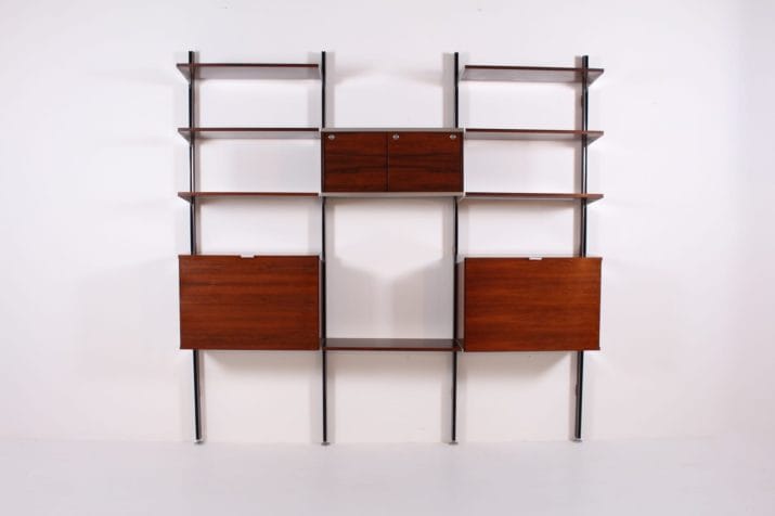 CSS" George Nelson rosewood wall shelf