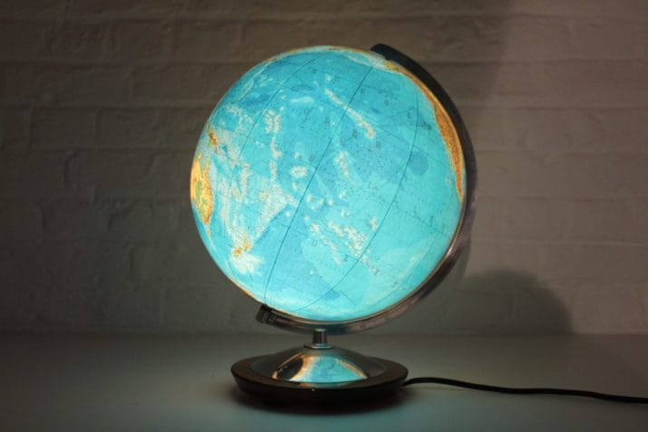 globe terrestre lumineux oestergaard columbus 5