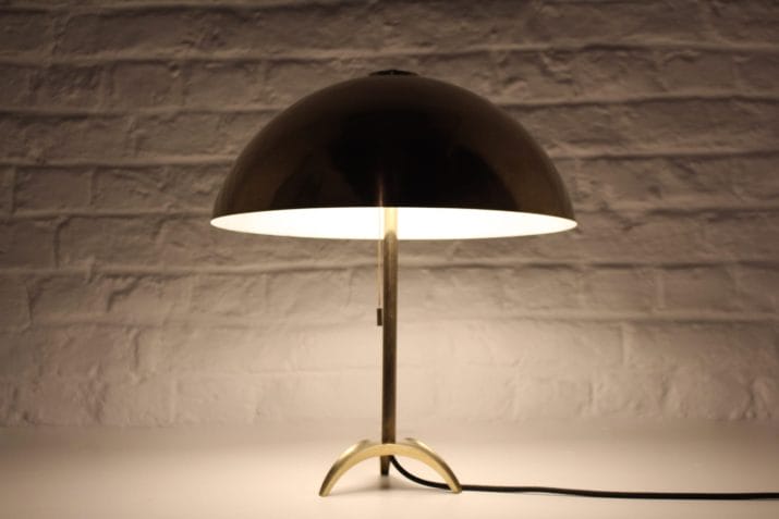 lampe laiton massif tripode 1950 5