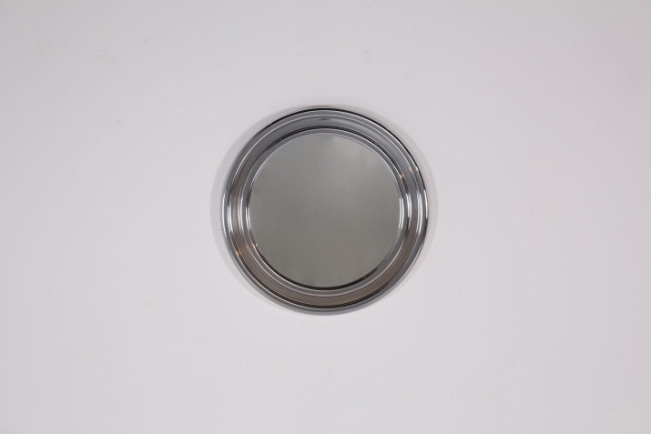 miroir rond chrome circulaire st sergio mazza 2