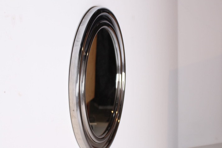 miroir rond chrome circulaire st sergio mazza 3