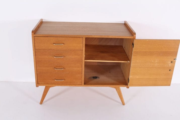 Small sideboard with compass legs