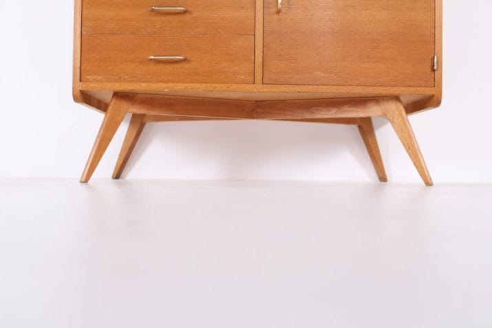 Small sideboard with compass legs