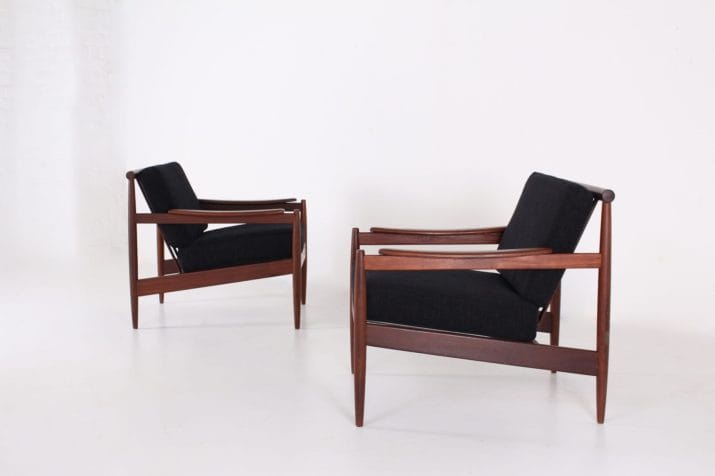 Paar Jos de Mey fauteuils voor Luxus