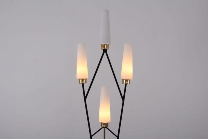 Lunel floor lamp with 4 lights