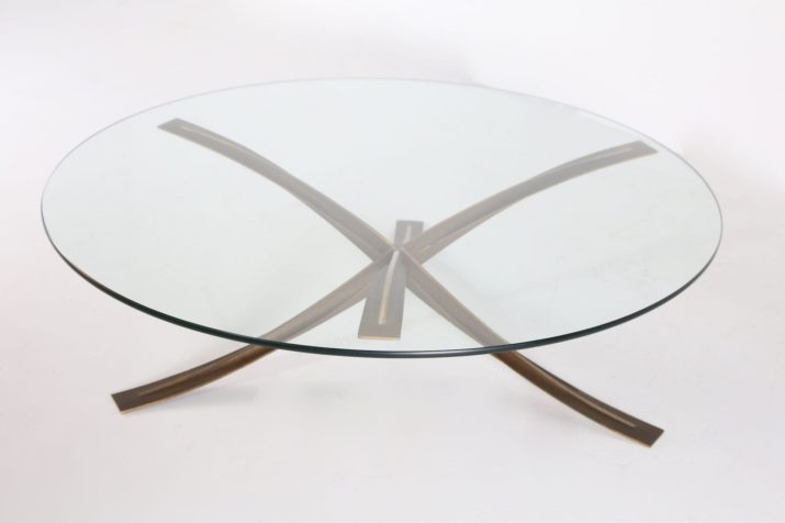 Michel Mangematin bronzen salontafel