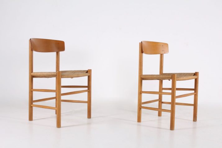 2 Børge Mogensen "J-39" chairs
