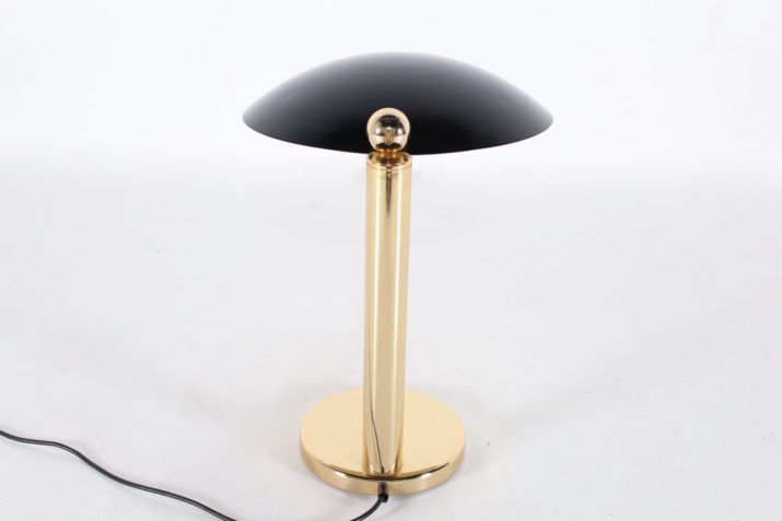 Postmodernist lamp / Memphis in brass
