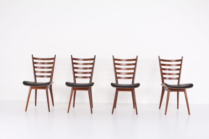 4 stoelen van Cees Braakman & Pastoe, jaren 1960