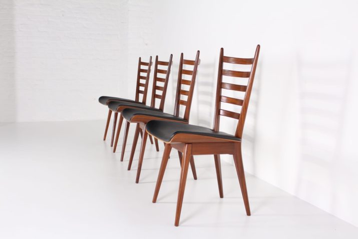 4 chairs by Cees Braakman & Pastoe, 1960's