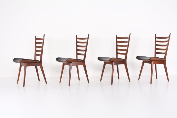 4 stoelen van Cees Braakman & Pastoe, jaren 1960