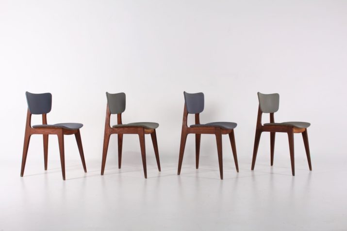 4 chairs "6517" Roger Landault