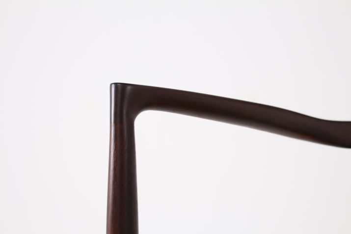 Niels Otto Møller chairs models 77 & 57, rosewood.
