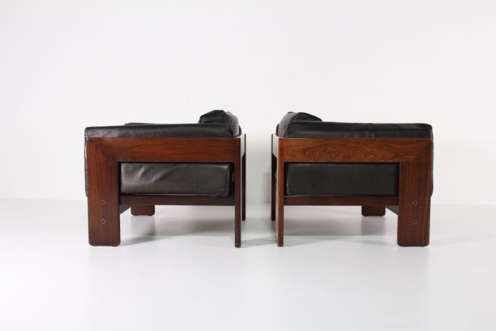 Twee Tobia Scarpa & Gavina "Bastiano" fauteuils