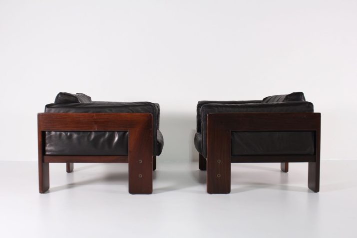 Two armchairs "Bastiano" Tobia Scarpa & Gavina