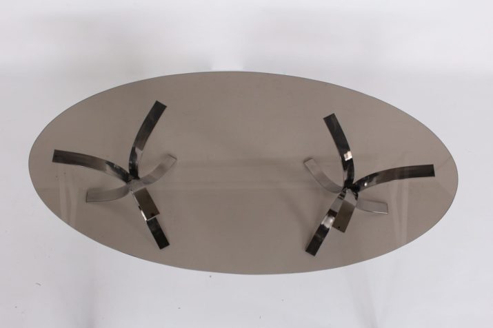 Oval console table Borsani style, 1970s