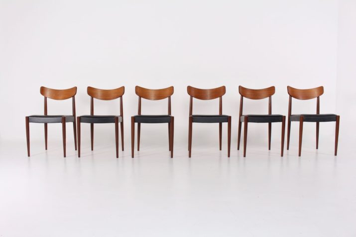 6 Oswald Vermaercke stoelen