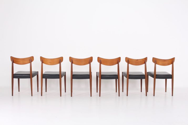 6 chairs Oswald Vermaercke